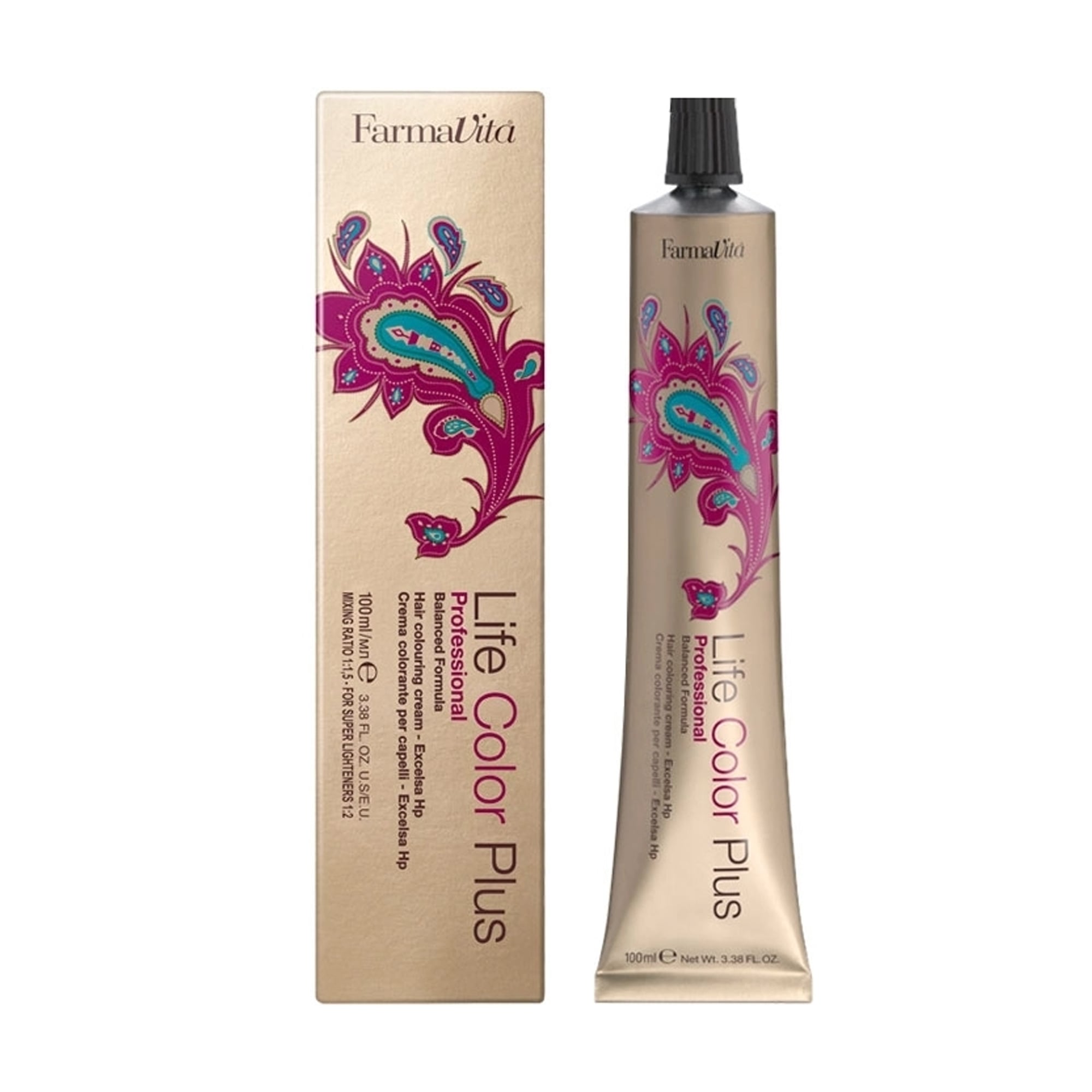 Уцінка! Перманентна крем-фарба для волосся FarmaVita Life Color Plus Hair Colouring Cream 3.0 Темно-каштановий, 100 мл